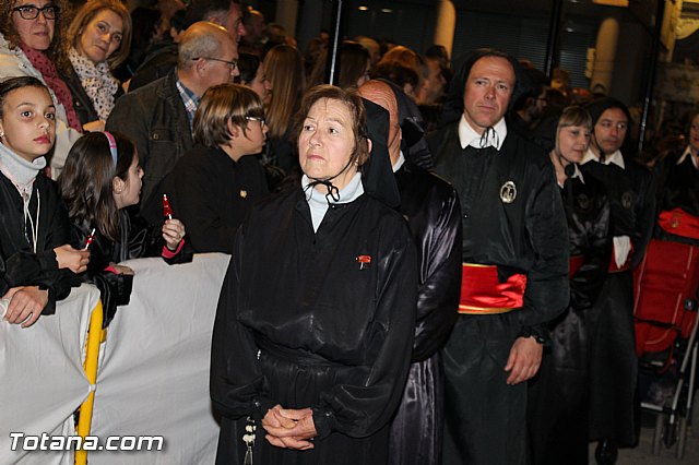 Procesin del Santo Entierro (Recogida) - Viernes Santo noche - Semana Santa Totana 2015 - 235