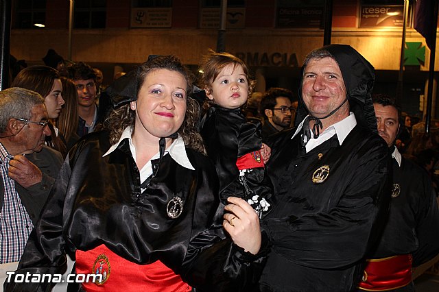 Procesin del Santo Entierro (Recogida) - Viernes Santo noche - Semana Santa Totana 2015 - 239