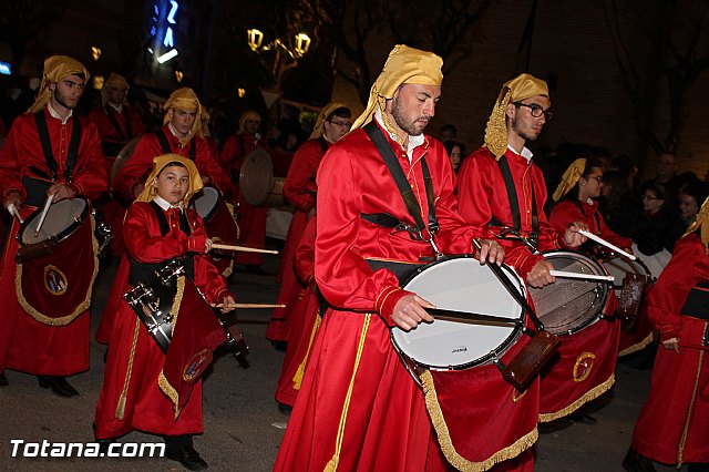 Procesin del Santo Entierro (Recogida) - Viernes Santo noche - Semana Santa Totana 2015 - 241