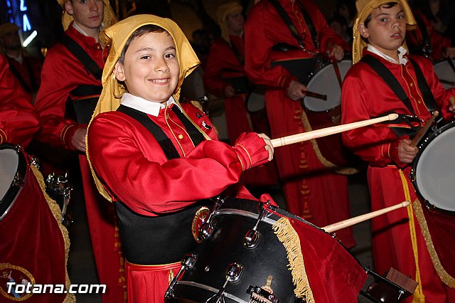 Procesin del Santo Entierro (Recogida) - Viernes Santo noche - Semana Santa Totana 2015 - 242