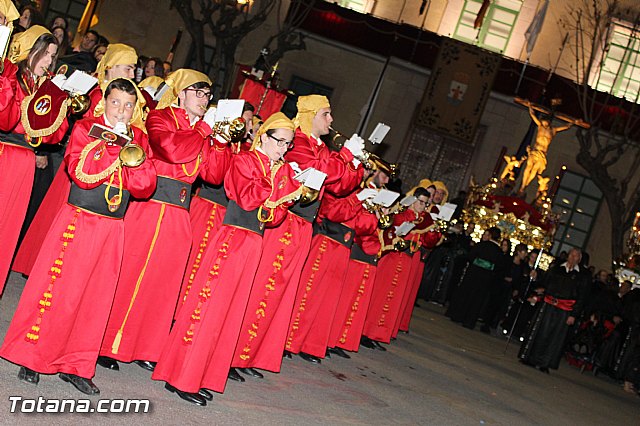 Procesin del Santo Entierro (Recogida) - Viernes Santo noche - Semana Santa Totana 2015 - 245