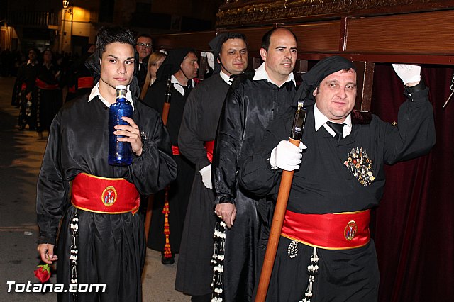 Procesin del Santo Entierro (Recogida) - Viernes Santo noche - Semana Santa Totana 2015 - 249