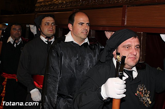 Procesin del Santo Entierro (Recogida) - Viernes Santo noche - Semana Santa Totana 2015 - 251