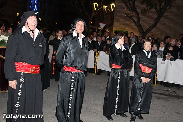 Procesin del Santo Entierro (Recogida) - Viernes Santo noche - Semana Santa Totana 2015 - 254