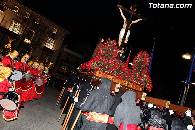 Procesin del Santo Entierro (Recogida) - Viernes Santo noche - Semana Santa Totana 2015 - 255