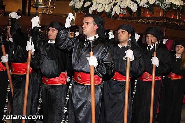 Procesin del Santo Entierro (Recogida) - Viernes Santo noche - Semana Santa Totana 2015 - 259