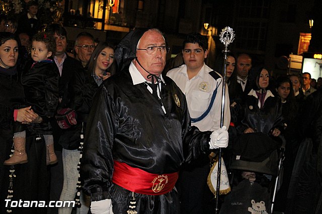 Procesin del Santo Entierro (Recogida) - Viernes Santo noche - Semana Santa Totana 2015 - 262
