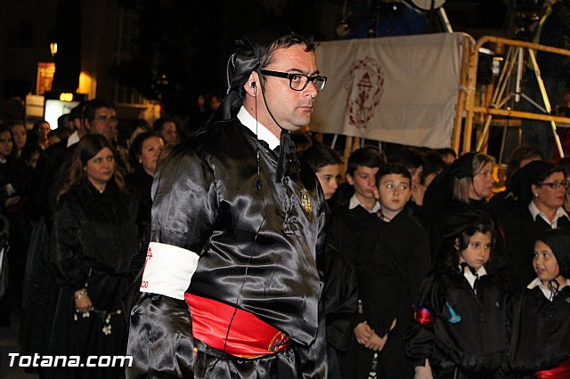 Procesin del Santo Entierro (Recogida) - Viernes Santo noche - Semana Santa Totana 2015 - 263