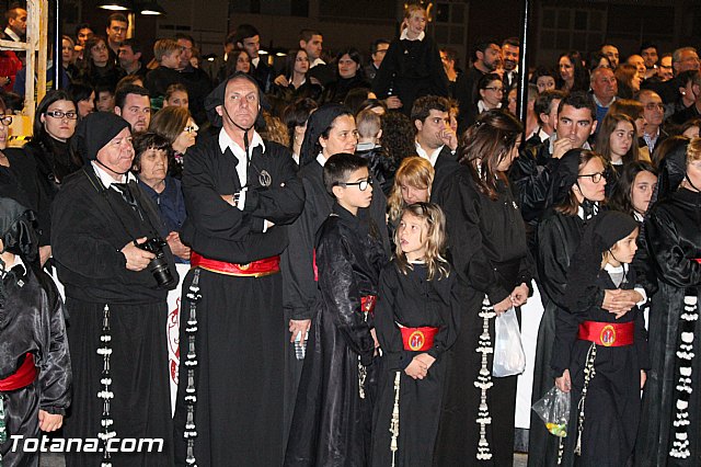Procesin del Santo Entierro (Recogida) - Viernes Santo noche - Semana Santa Totana 2015 - 264
