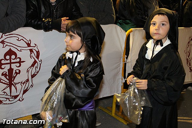 Procesin del Santo Entierro (Recogida) - Viernes Santo noche - Semana Santa Totana 2015 - 277
