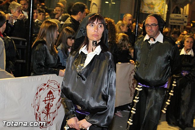 Procesin del Santo Entierro (Recogida) - Viernes Santo noche - Semana Santa Totana 2015 - 279
