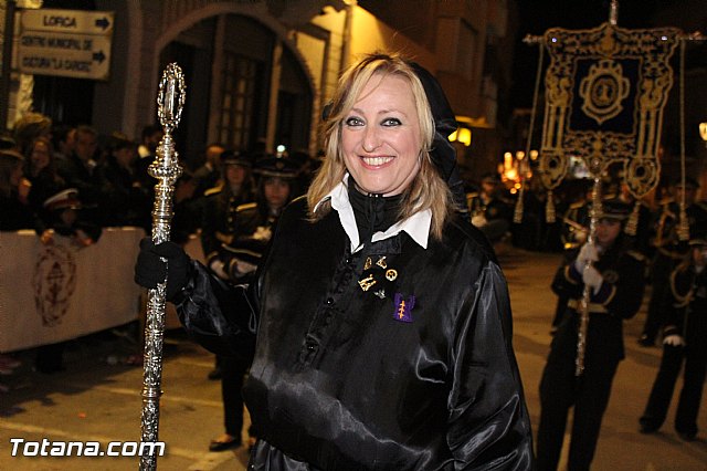 Procesin del Santo Entierro (Recogida) - Viernes Santo noche - Semana Santa Totana 2015 - 281