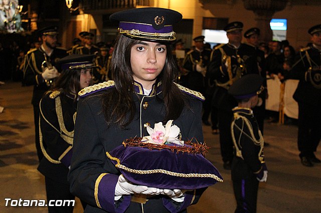 Procesin del Santo Entierro (Recogida) - Viernes Santo noche - Semana Santa Totana 2015 - 283