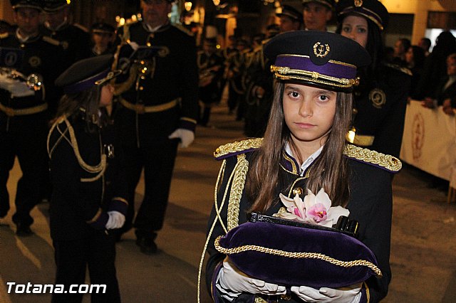 Procesin del Santo Entierro (Recogida) - Viernes Santo noche - Semana Santa Totana 2015 - 285