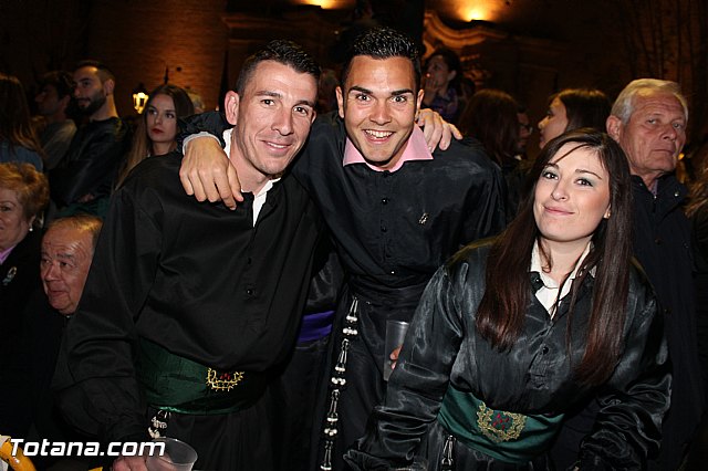 Procesin del Santo Entierro (Recogida) - Viernes Santo noche - Semana Santa Totana 2015 - 291