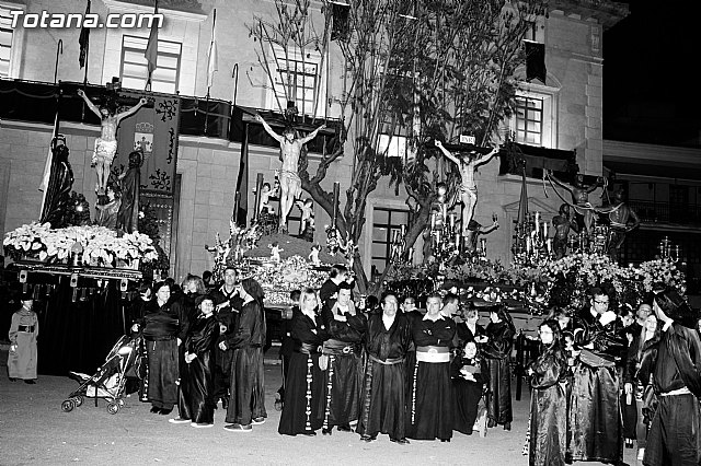 Procesin del Santo Entierro (Recogida) - Viernes Santo noche - Semana Santa Totana 2015 - 293