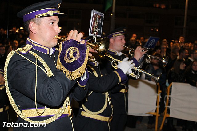 Procesin del Santo Entierro (Recogida) - Viernes Santo noche - Semana Santa Totana 2015 - 295