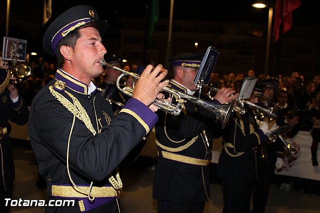 Procesin del Santo Entierro (Recogida) - Viernes Santo noche - Semana Santa Totana 2015 - 296