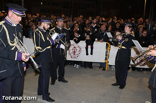 Procesin del Santo Entierro (Recogida) - Viernes Santo noche - Semana Santa Totana 2015 - 297