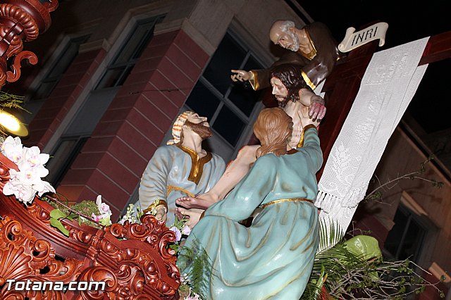Procesin del Santo Entierro (Recogida) - Viernes Santo noche - Semana Santa Totana 2015 - 302
