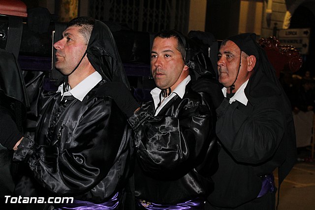Procesin del Santo Entierro (Recogida) - Viernes Santo noche - Semana Santa Totana 2015 - 306