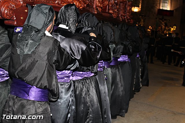 Procesin del Santo Entierro (Recogida) - Viernes Santo noche - Semana Santa Totana 2015 - 307