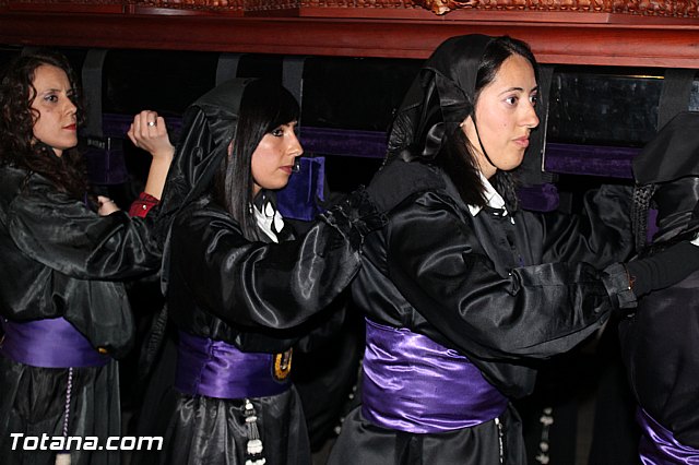 Procesin del Santo Entierro (Recogida) - Viernes Santo noche - Semana Santa Totana 2015 - 309