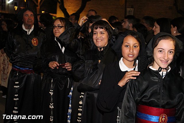 Procesin del Santo Entierro (Recogida) - Viernes Santo noche - Semana Santa Totana 2015 - 323