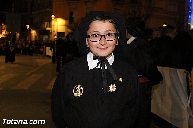Procesin del Santo Entierro (Recogida) - Viernes Santo noche - Semana Santa Totana 2015 - 324