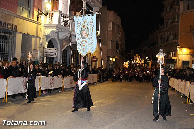 Procesin del Santo Entierro (Recogida) - Viernes Santo noche - Semana Santa Totana 2015 - 325
