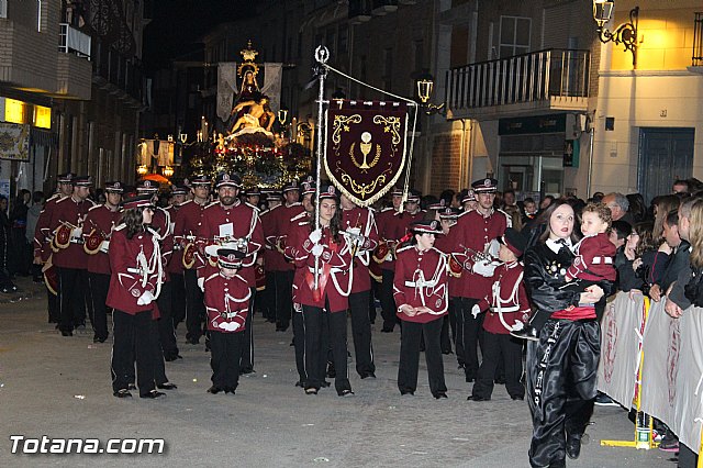 Procesin del Santo Entierro (Recogida) - Viernes Santo noche - Semana Santa Totana 2015 - 327