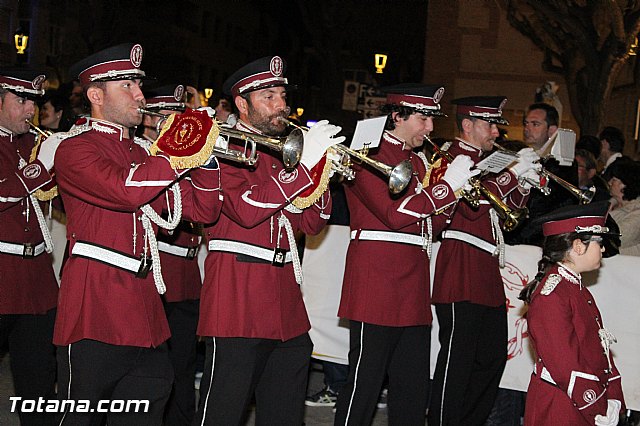 Procesin del Santo Entierro (Recogida) - Viernes Santo noche - Semana Santa Totana 2015 - 329