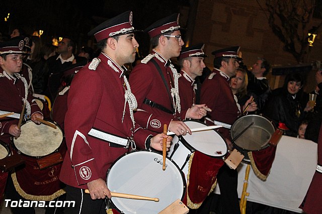 Procesin del Santo Entierro (Recogida) - Viernes Santo noche - Semana Santa Totana 2015 - 333