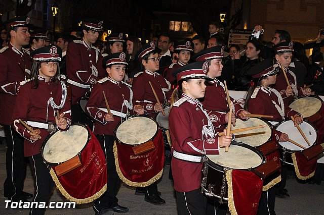 Procesin del Santo Entierro (Recogida) - Viernes Santo noche - Semana Santa Totana 2015 - 334