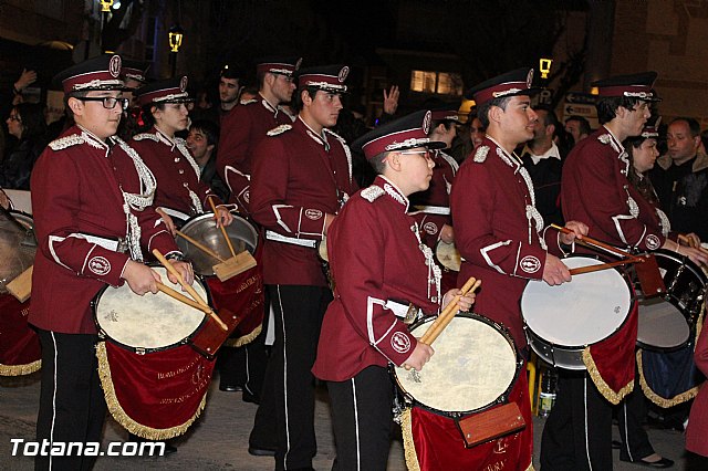Procesin del Santo Entierro (Recogida) - Viernes Santo noche - Semana Santa Totana 2015 - 335