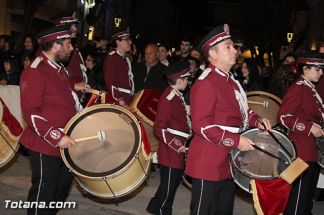 Procesin del Santo Entierro (Recogida) - Viernes Santo noche - Semana Santa Totana 2015 - 336