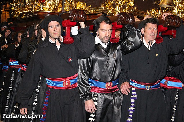 Procesin del Santo Entierro (Recogida) - Viernes Santo noche - Semana Santa Totana 2015 - 338