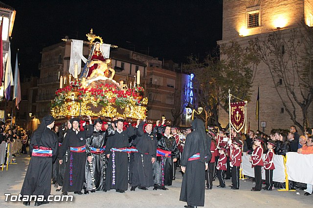 Procesin del Santo Entierro (Recogida) - Viernes Santo noche - Semana Santa Totana 2015 - 354