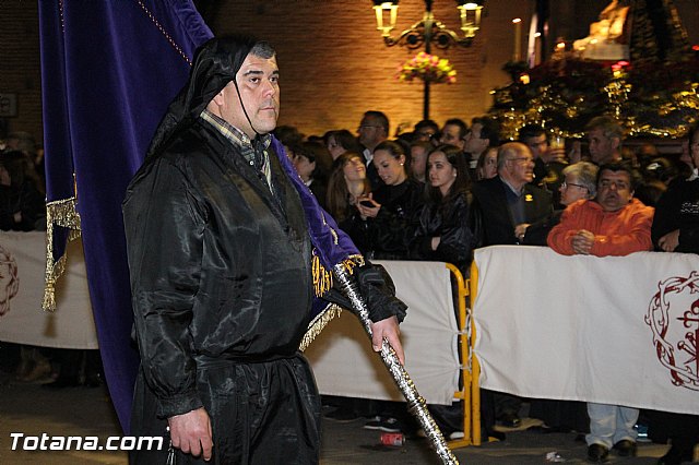 Procesin del Santo Entierro (Recogida) - Viernes Santo noche - Semana Santa Totana 2015 - 363