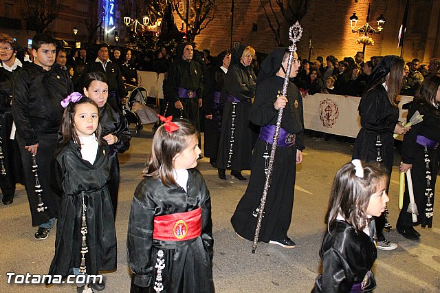 Procesin del Santo Entierro (Recogida) - Viernes Santo noche - Semana Santa Totana 2015 - 365