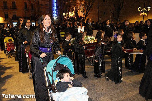 Procesin del Santo Entierro (Recogida) - Viernes Santo noche - Semana Santa Totana 2015 - 367