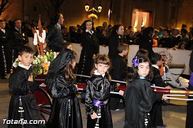 Procesin del Santo Entierro (Recogida) - Viernes Santo noche - Semana Santa Totana 2015 - 370