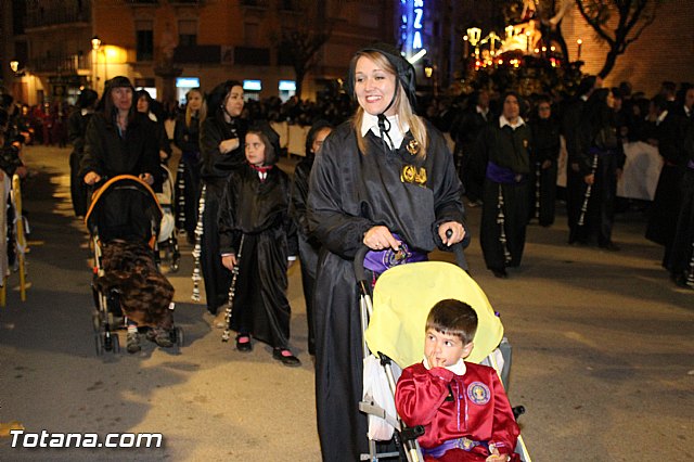 Procesin del Santo Entierro (Recogida) - Viernes Santo noche - Semana Santa Totana 2015 - 371
