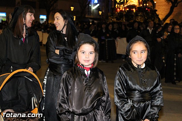 Procesin del Santo Entierro (Recogida) - Viernes Santo noche - Semana Santa Totana 2015 - 372