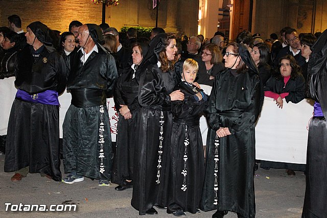 Procesin del Santo Entierro (Recogida) - Viernes Santo noche - Semana Santa Totana 2015 - 373