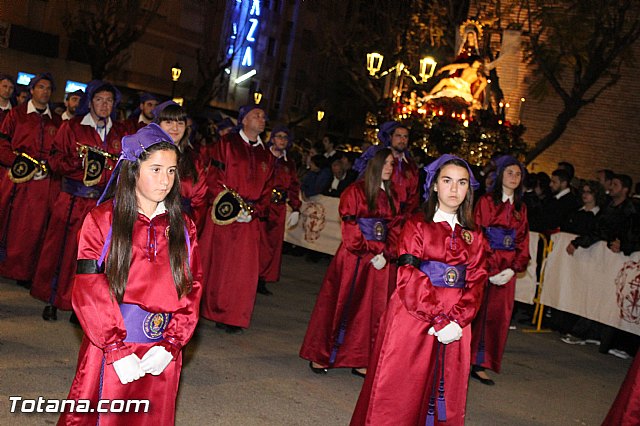 Procesin del Santo Entierro (Recogida) - Viernes Santo noche - Semana Santa Totana 2015 - 375