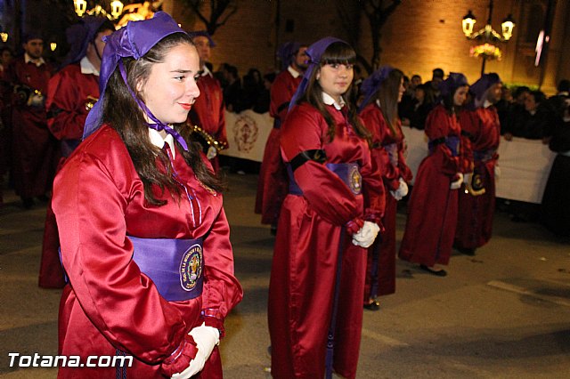 Procesin del Santo Entierro (Recogida) - Viernes Santo noche - Semana Santa Totana 2015 - 376