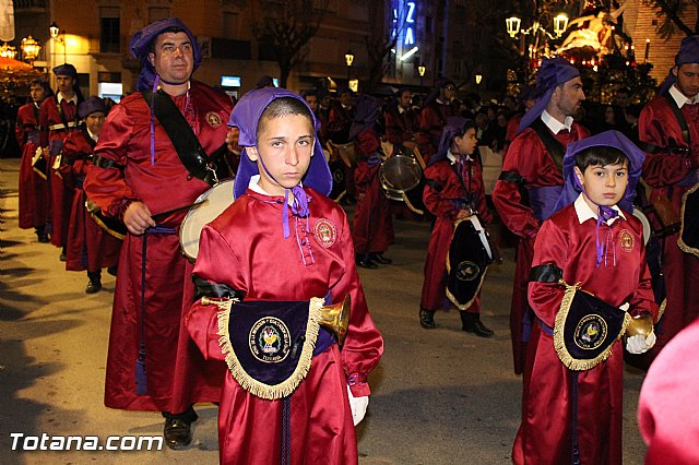 Procesin del Santo Entierro (Recogida) - Viernes Santo noche - Semana Santa Totana 2015 - 379