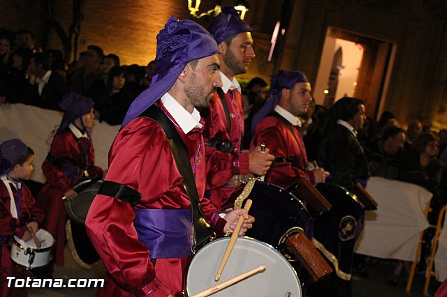 Procesin del Santo Entierro (Recogida) - Viernes Santo noche - Semana Santa Totana 2015 - 380