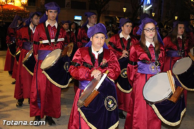 Procesin del Santo Entierro (Recogida) - Viernes Santo noche - Semana Santa Totana 2015 - 381